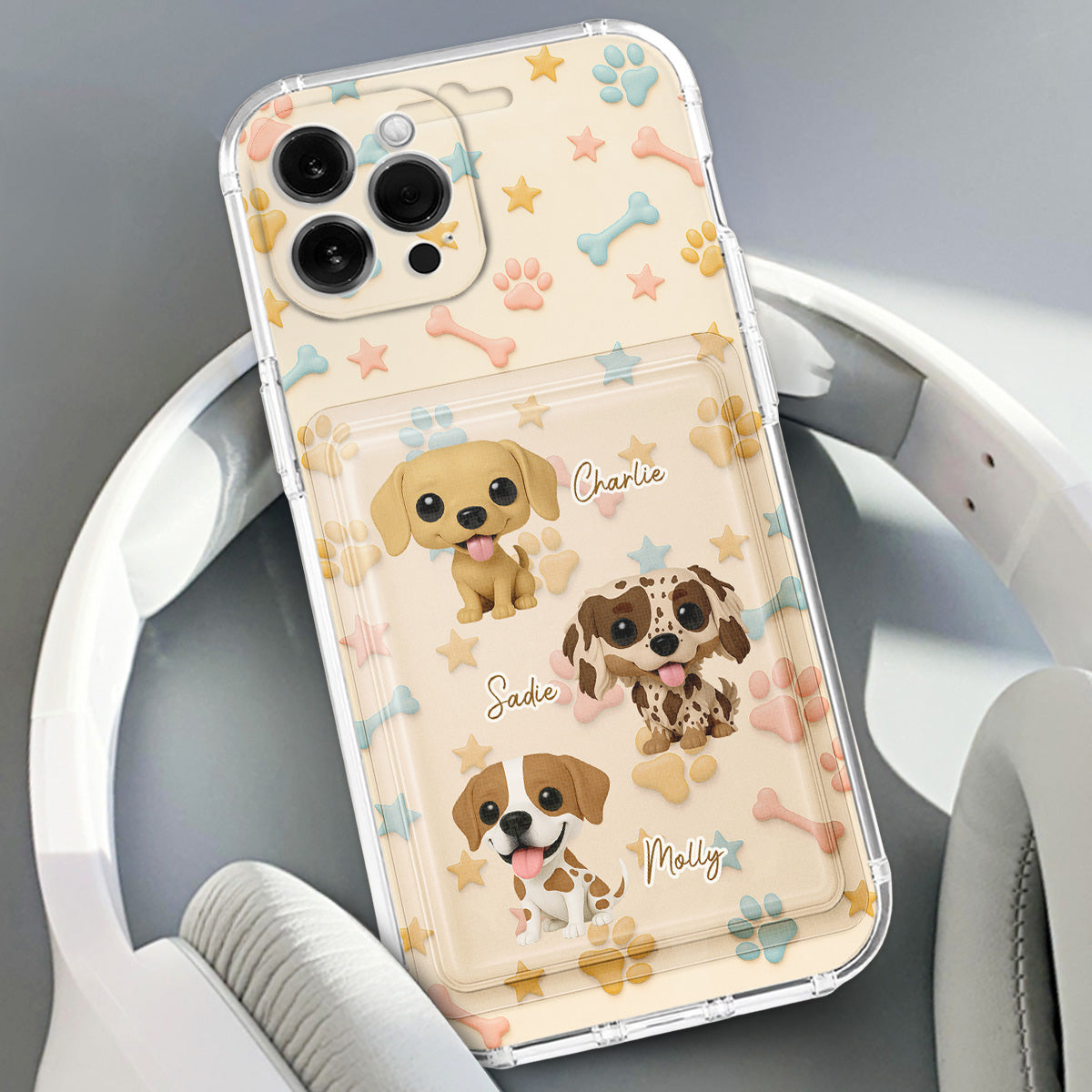 Figures Dog Cartoon - Personalized 3D Inflated Phone Case