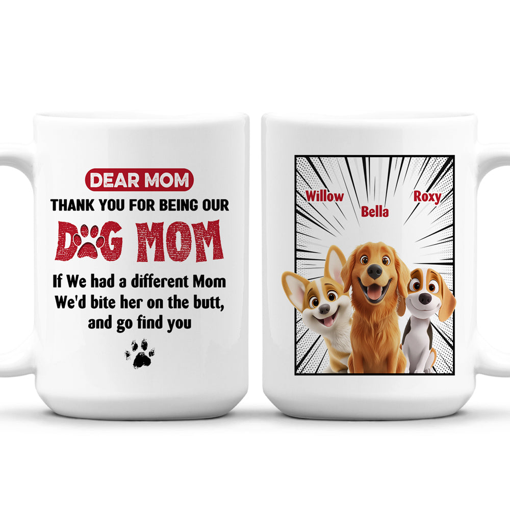 Custom Mother's day Birthday Gifts For Dog Mom, Dog Lovers • Go Find You Mommy - Personalized Coffee Mug