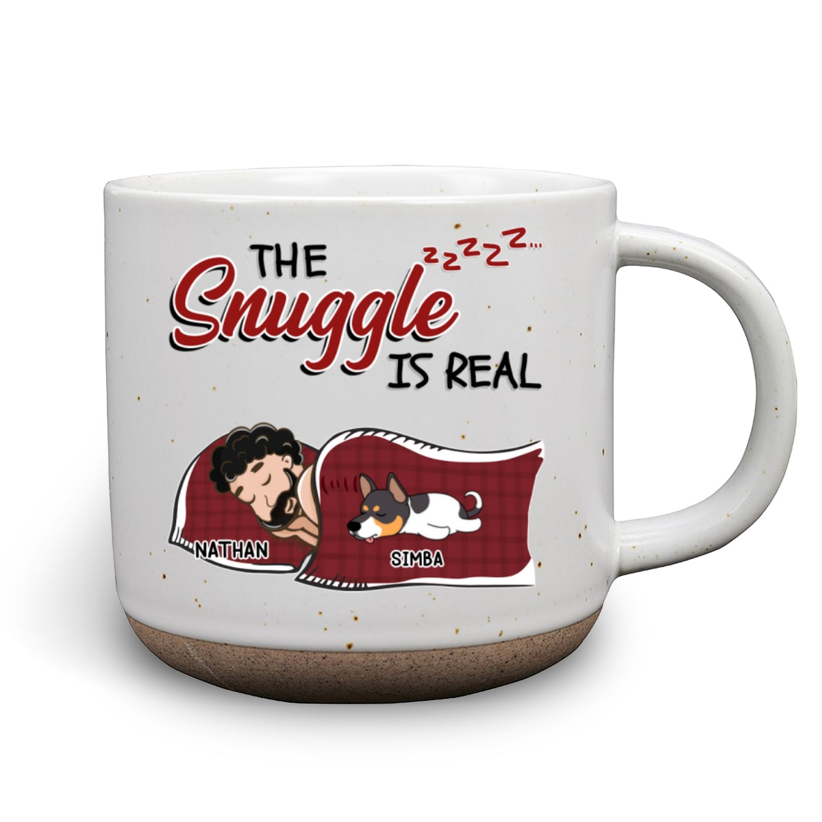 Custom Christmas Birthday Gifts For Dog Lovers • The Cuddle - Personalized Pottery Mug
