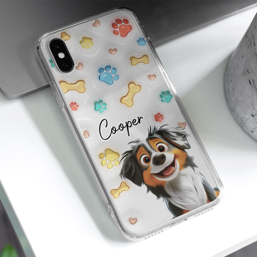 Cute Dog Baby - Personalized 3D Inflated Effect Phone Case