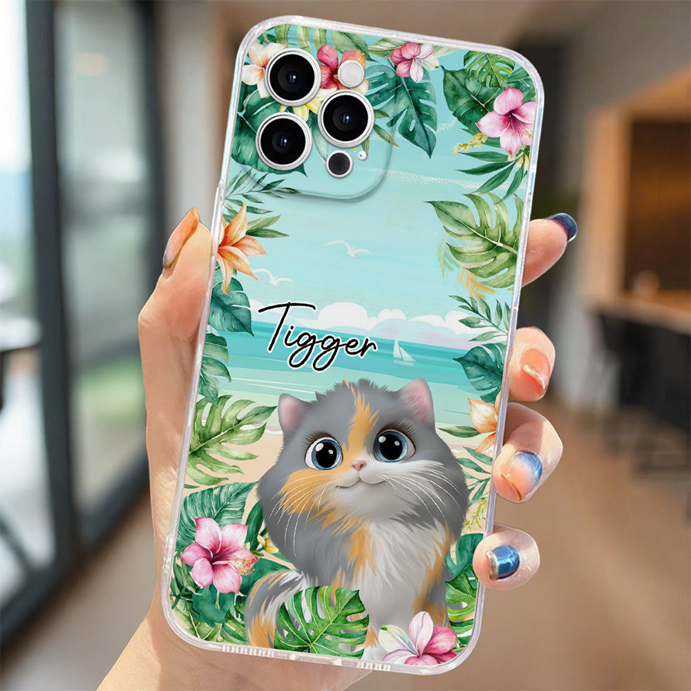 Cat Summer - Personalized Phone Case