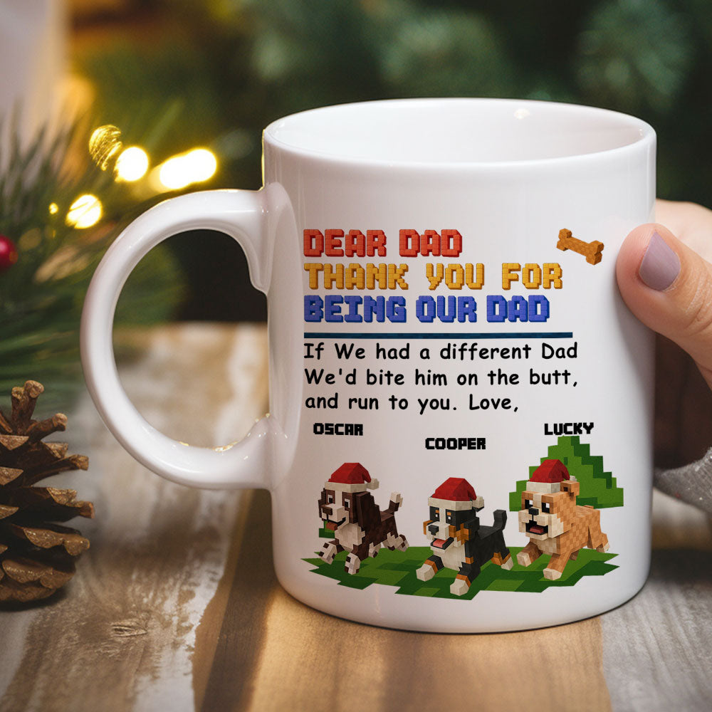 Custom Christmas Birthday Gifts For Dog Lovers • Bite All Of Them - Personalized Coffee Mug