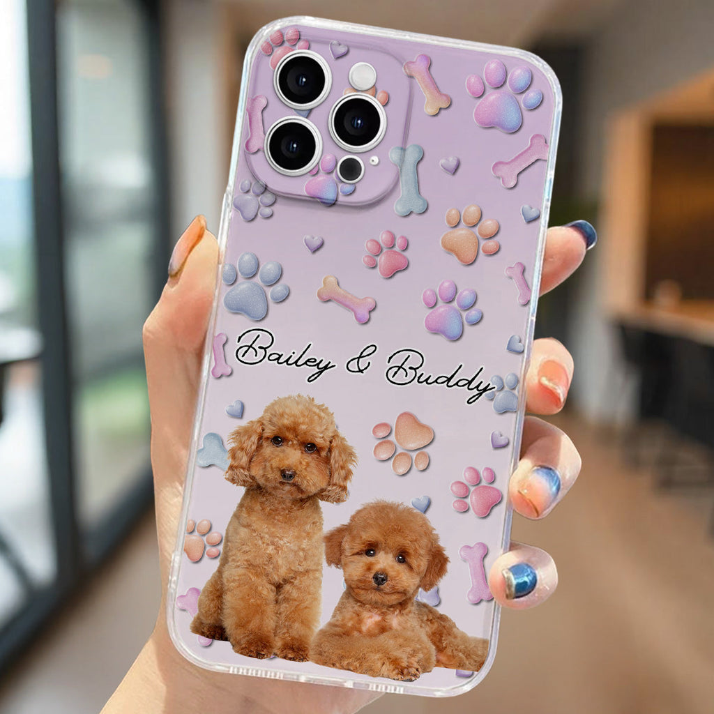 Lovely Dog Photo- Personalized 3D Effect Phone Case