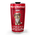 Custom Christmas Birthday Gifts For Dog Mom, Dog Lovers • Nothing To Regret - Personalized 3D Effect Tumbler