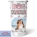 Custom Photo Christmas Birthday Gifts For Dog Mom, Dog Lovers • Cherry On Top Photo - Personalized 3D Inflated Effect Tumbler