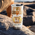 Custom Photo Christmas Birthday Gifts For Pet Mom, Pet Lovers • Cinnamon Latte Fur Ver Photo - Personalized Tumbler