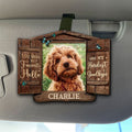 My Hardest Goodbye - Personalized Car Visor Clip
