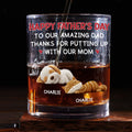 Putting Up With Pet Mom Mum - Personalized Whiskey Glass