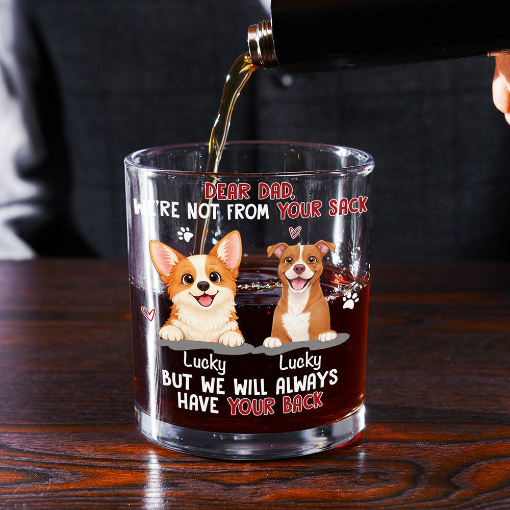 We Chose You Obviously - Personalized Whiskey Glass