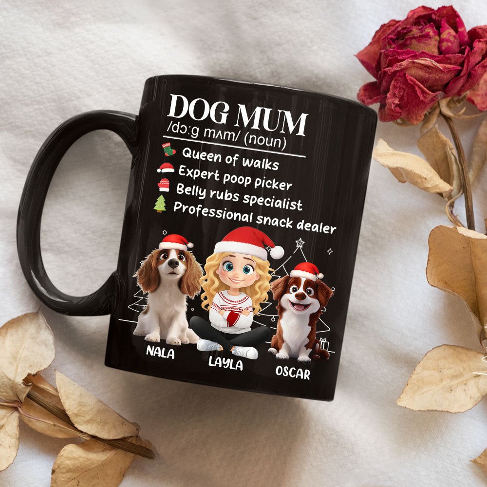 Custom Christmas Birthday Gifts For Dog Lovers • My King And Queen - Personalized Coffee Mug