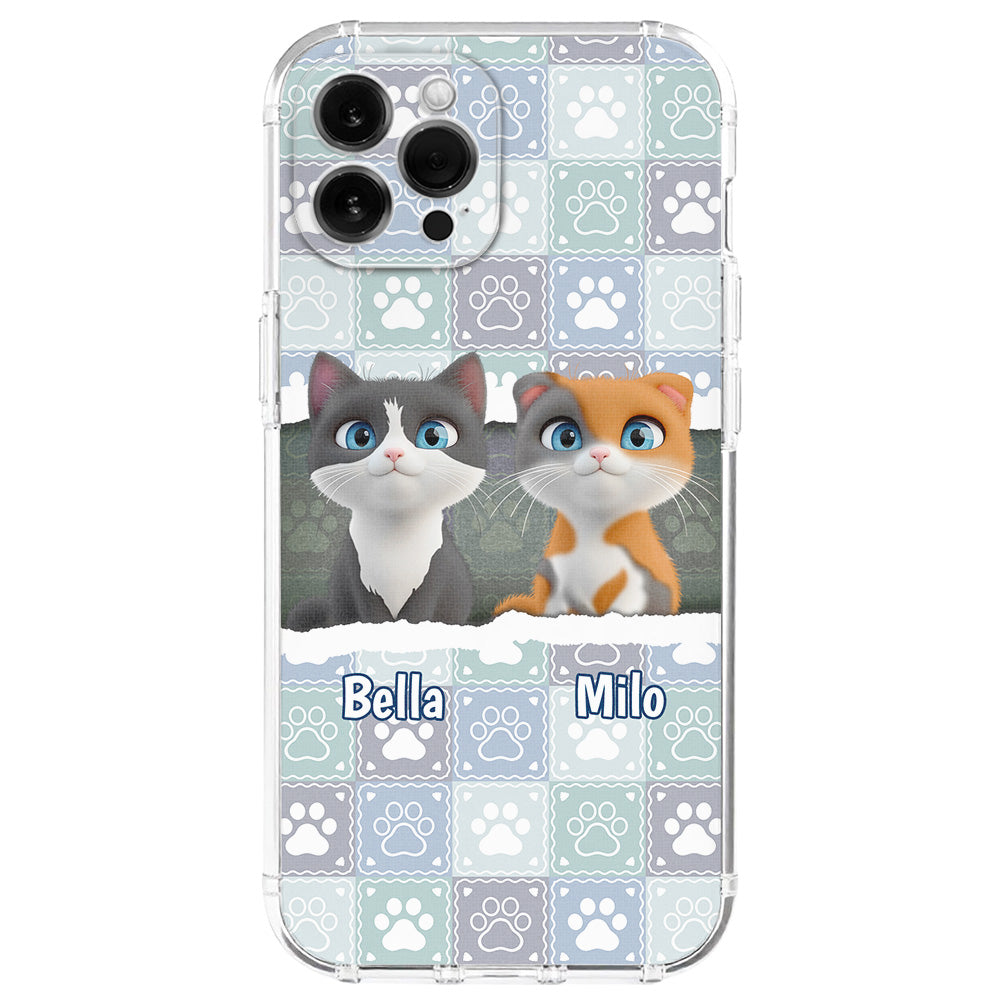 Hide And Seek And Meow - Personalized Phone Case