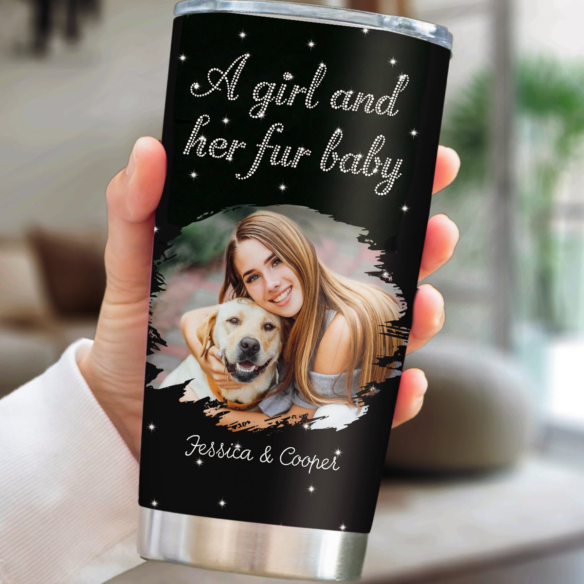 Custom Photo Christmas Birthday Gifts For Pet Mom, Pet Lovers • Every Second With Them Photo - Personalized Tumbler