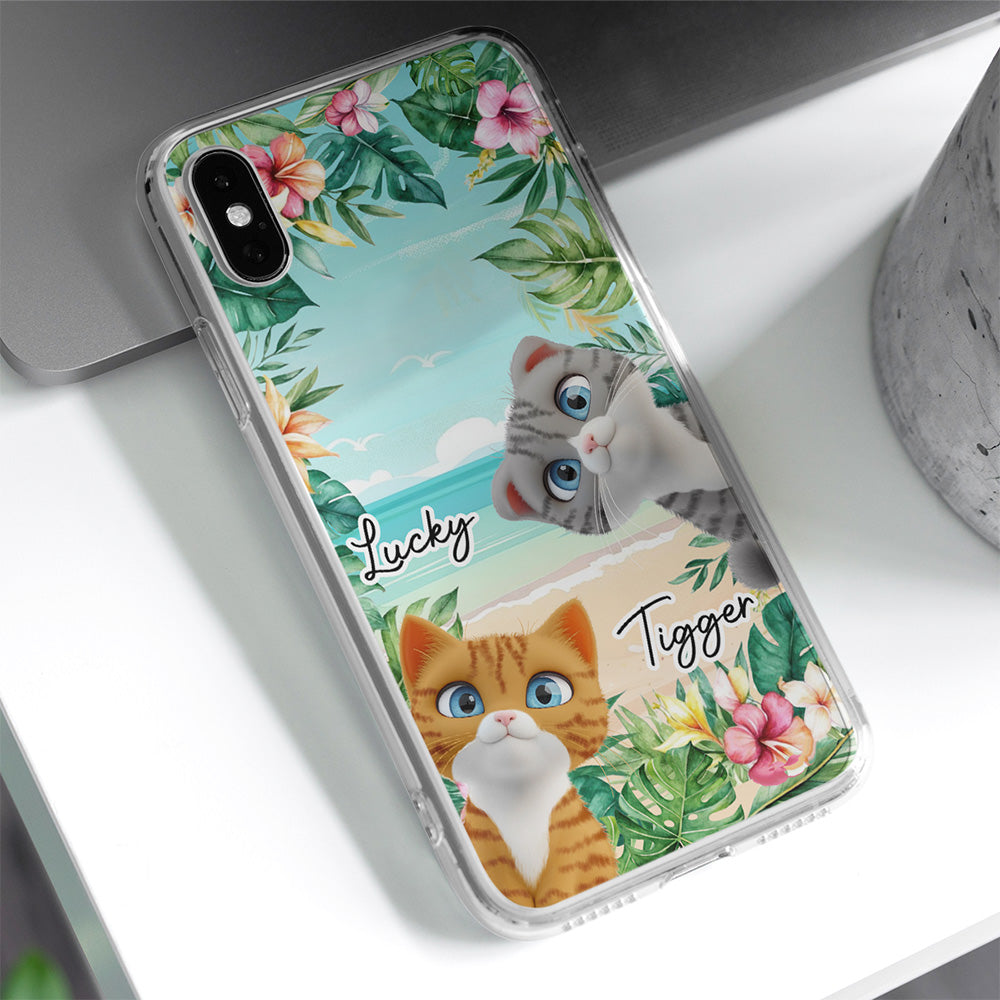Cat Summer - Personalized Phone Case