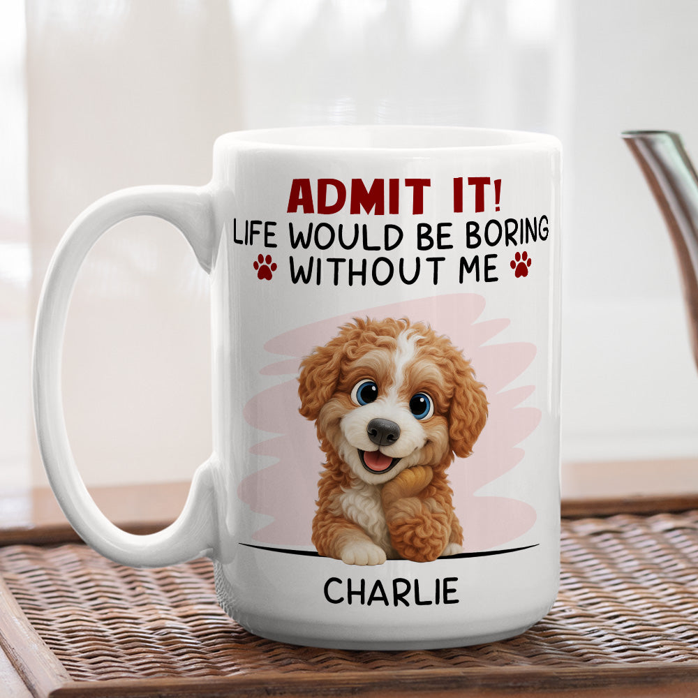 Custom Christmas Birthday Gifts For Dog Mom, Dog Lovers • Do Not Deny - Personalized Coffee Mug