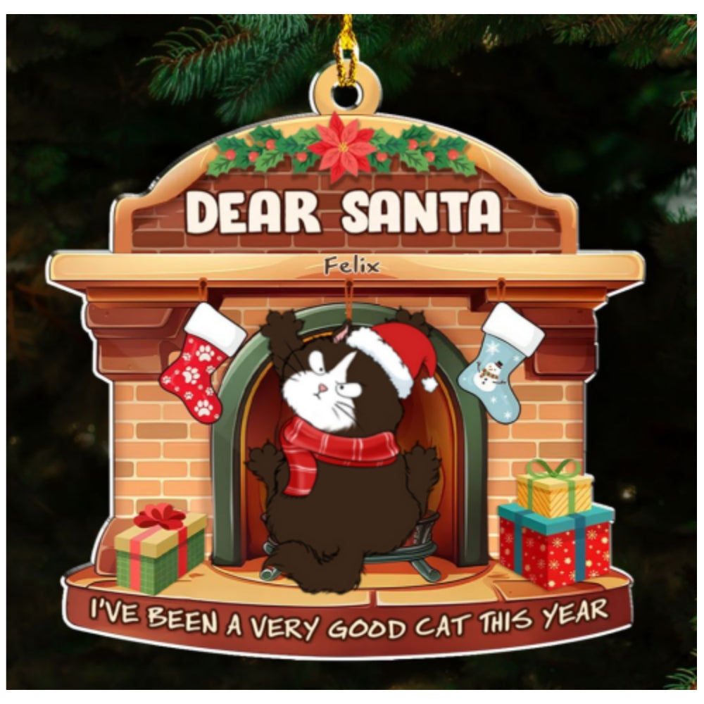 Dear Santa - Personalized Acrylic Ornament