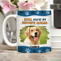 Custom Photo Christmas Birthday Gifts For Dog Lovers • I Love You The Most Photo - Personalized Coffee Mug
