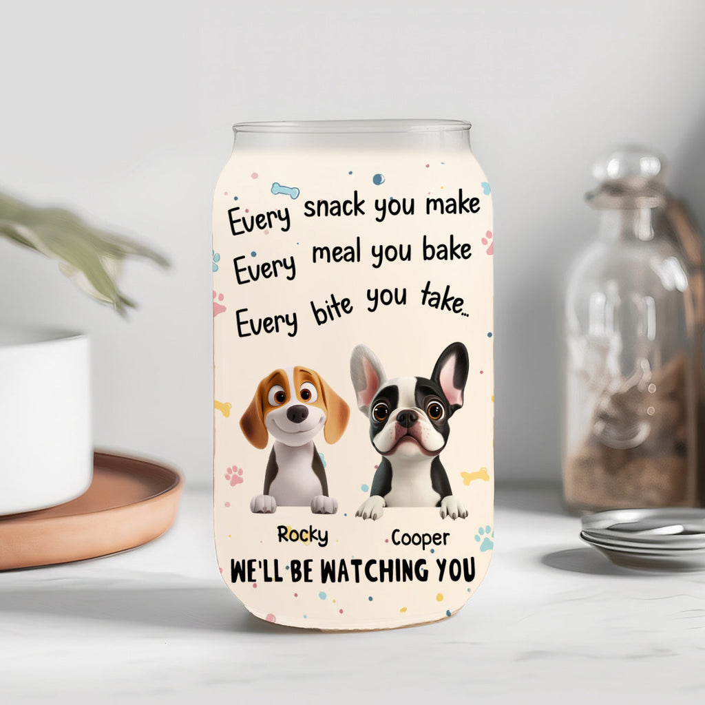 Watching You - Personalized Glass Can