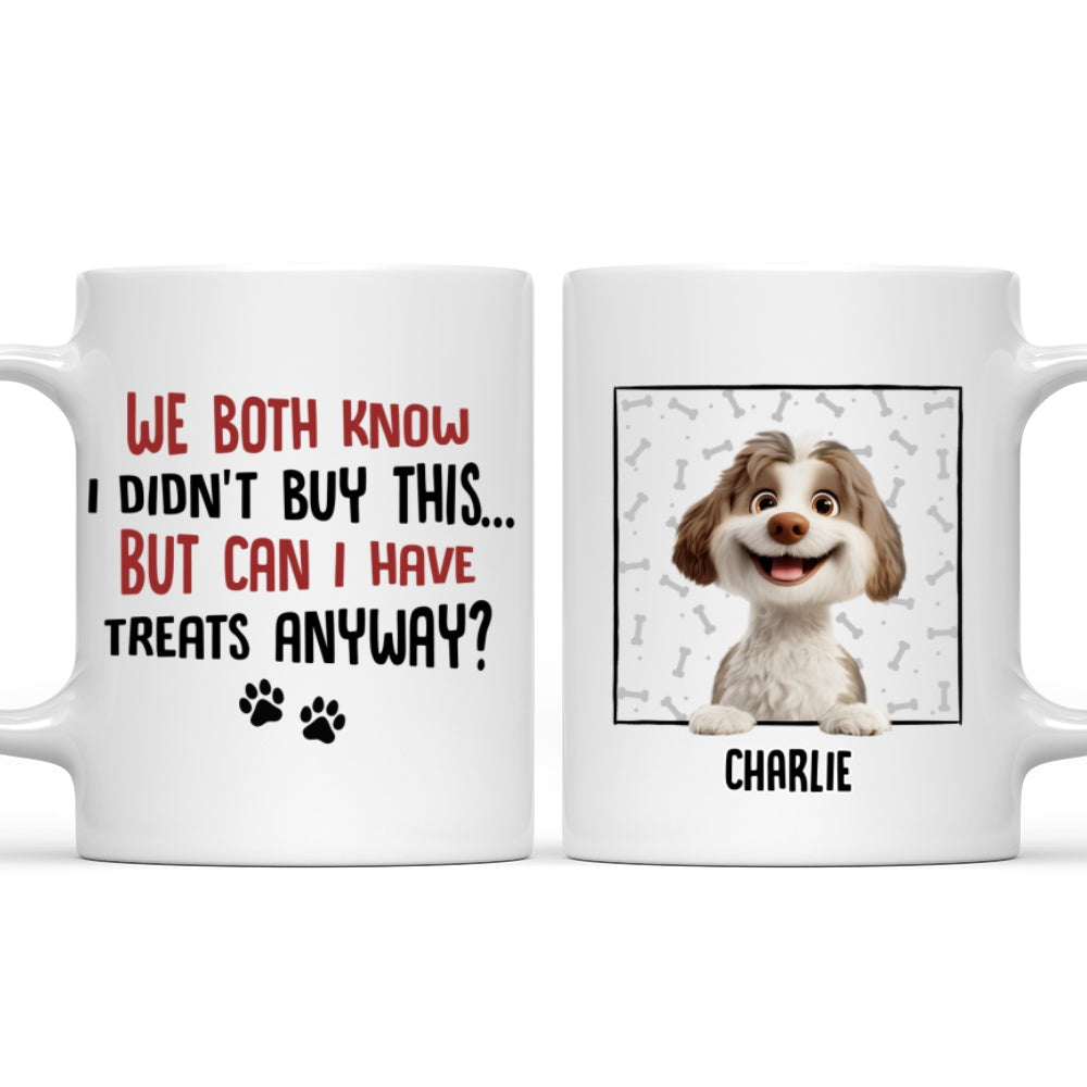 Custom Mother's Father's day Birthday Gifts For Dog Lovers • Can We Have Treats - Personalized Coffee Mug