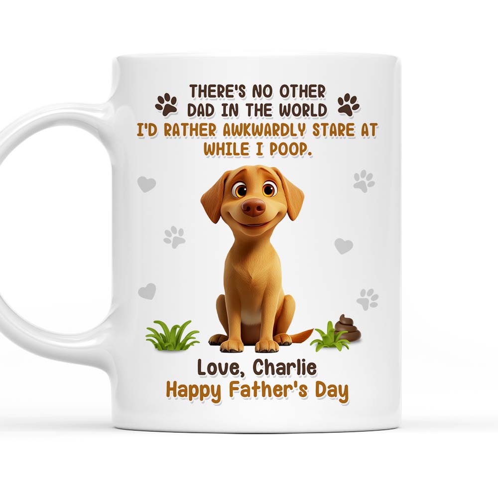 Custom Christmas Birthday Gifts For Dog Dad, Dog Lovers • You Deserve This Poopy Honor - Personalized Coffee Mug