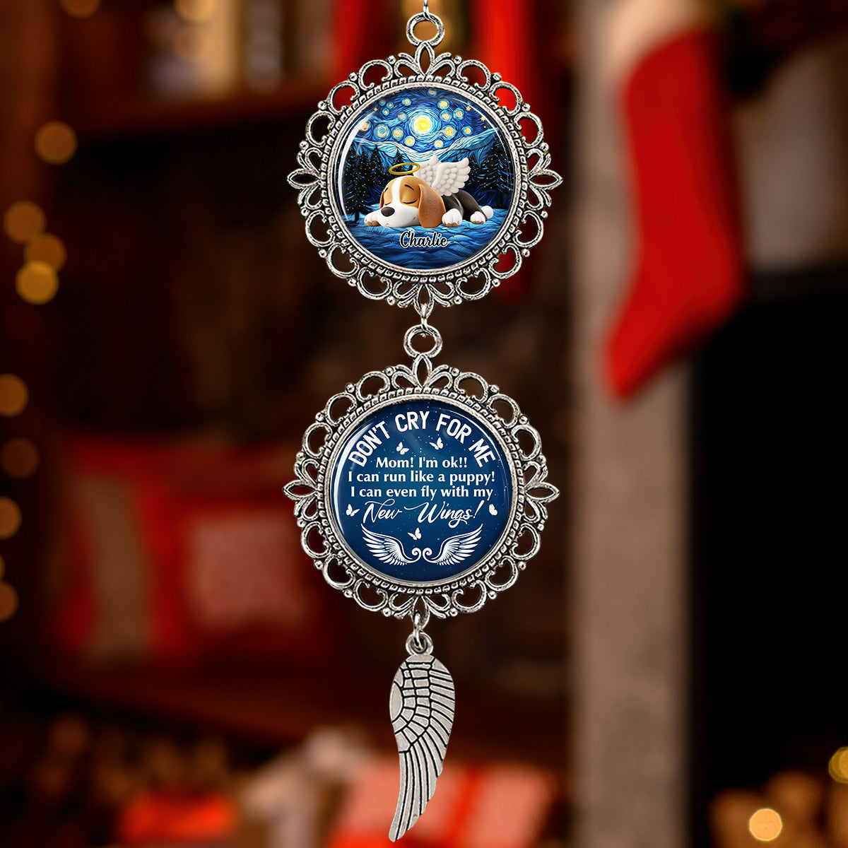 Custom Christmas Decor Home Birthday Gifts For Dog Lovers • I Can Run Like A Puppy - Personalized Charming Ornament