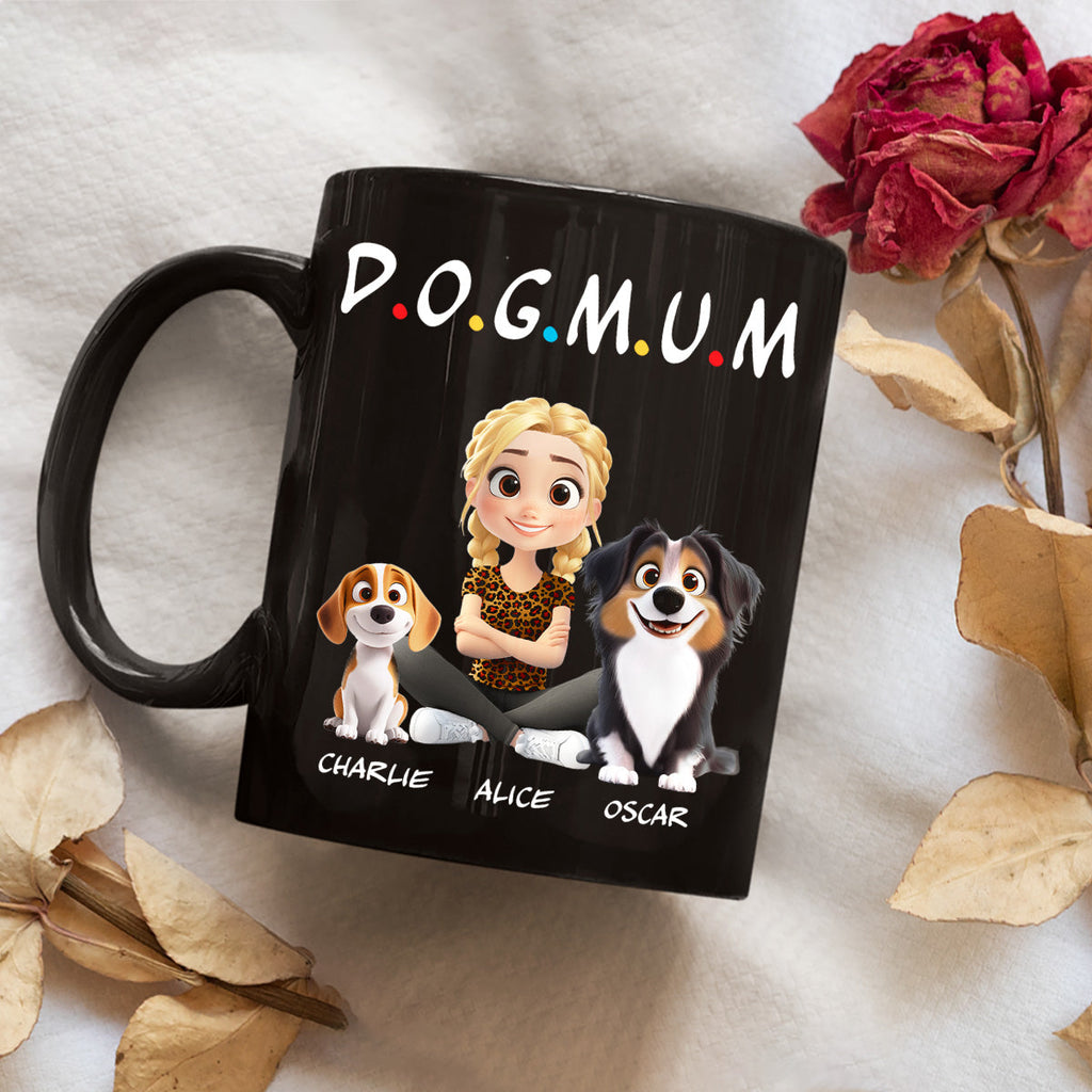 Custom Christmas Birthday Gifts For Dog Dad, Dog Lovers • A Dog Parent - Personalized Coffee Mug