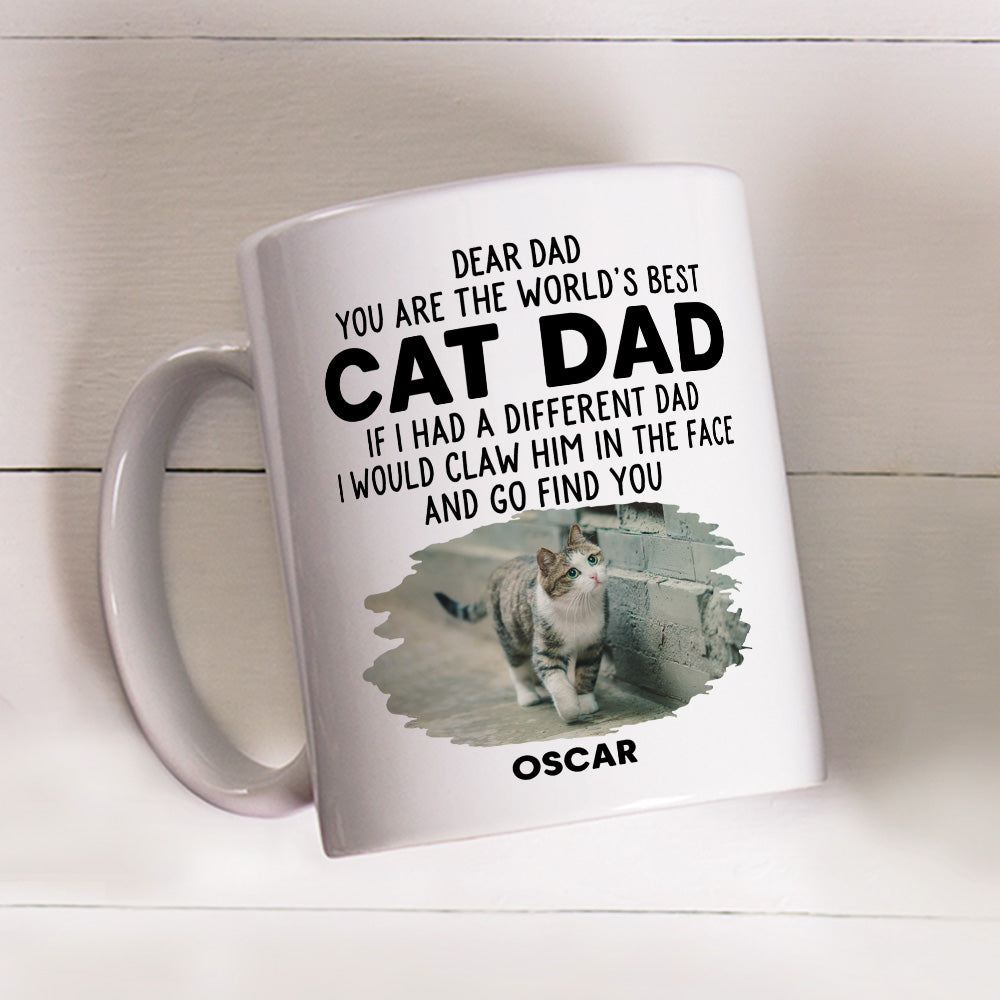 Custom Photo Mother's day Birthday Gifts For Cat Mom, Cat Lovers • We Would Claw - Personalized Coffee Mug