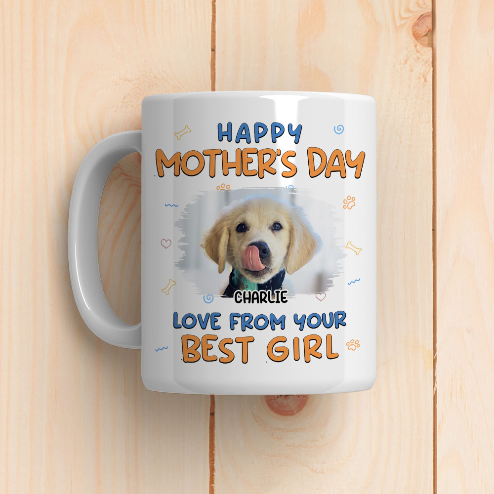 Custom Photo Mother's Father's day Birthday Gifts For Dog Lovers • From Your Baby Photo - Personalized Coffee Mug