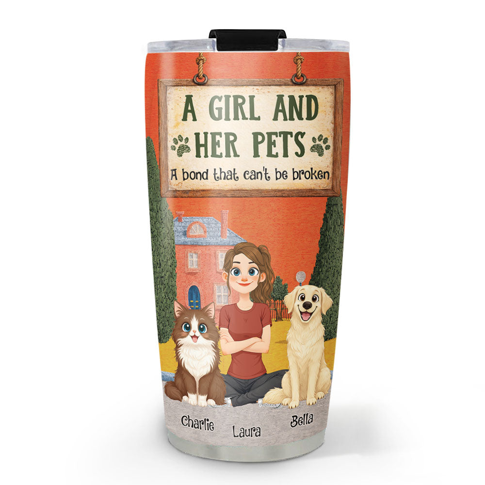Custom Christmas Birthday Gifts For Pet Mom, Pet Lovers • In The Storybook Pet Mom Era - Personalized Tumbler