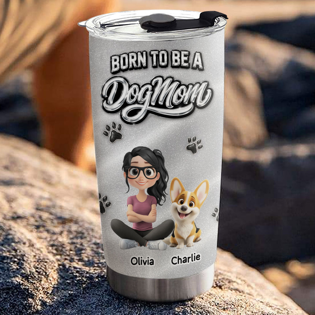 Custom Mother's day Birthday Gifts For Dog Mom, Dog Lovers • No One Is Like You - Personalized 3D Effect Tumbler