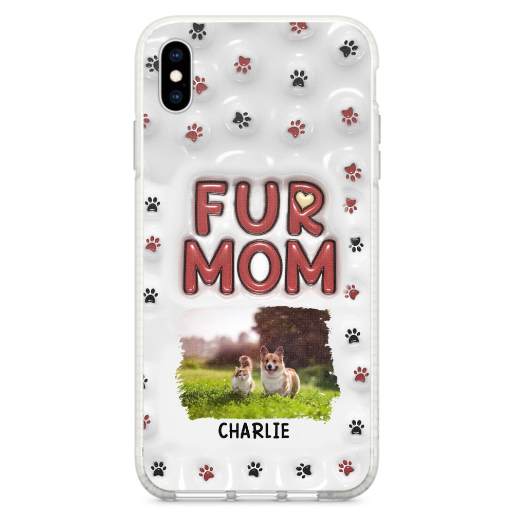 Lovely Fur Mom Photo - Personalized 3D Inflated Effect Phone Case