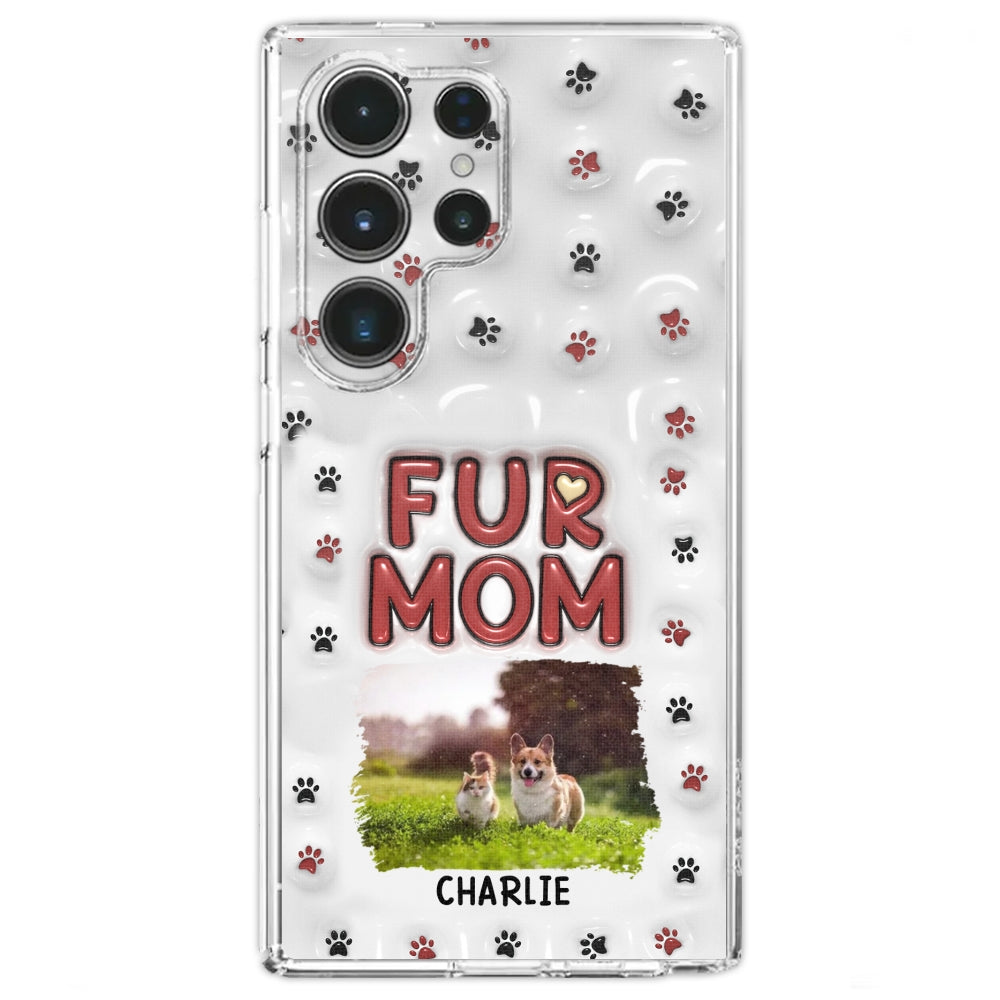 Lovely Fur Mom Photo - Personalized 3D Inflated Effect Phone Case