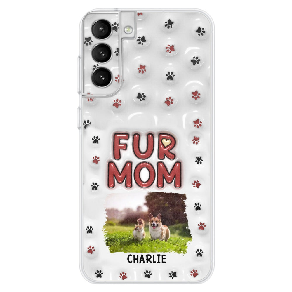 Lovely Fur Mom Photo - Personalized 3D Inflated Effect Phone Case