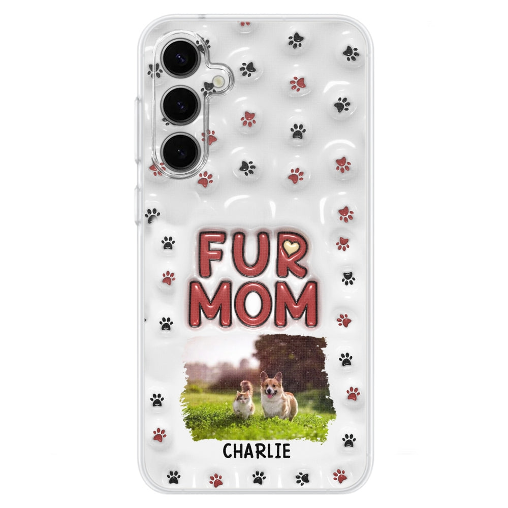 Lovely Fur Mom Photo - Personalized 3D Inflated Effect Phone Case