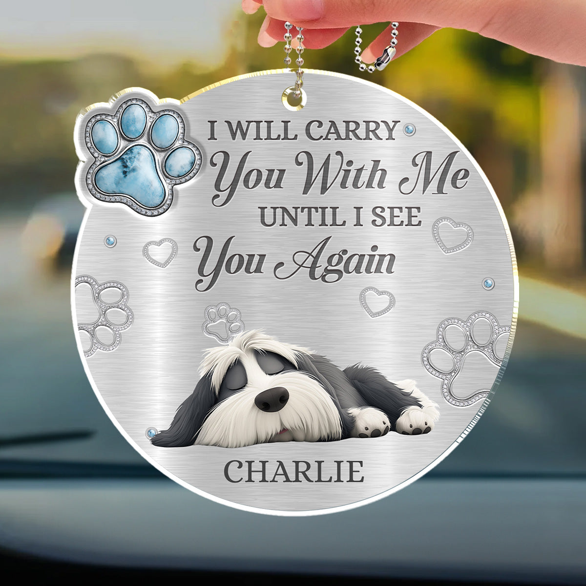 Drive Safe I Love You - Personalized 3D Effect Car Ornament