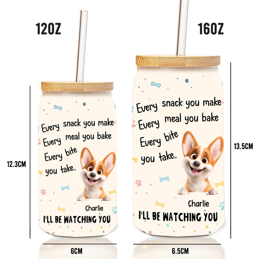 Watching You - Personalized Glass Can