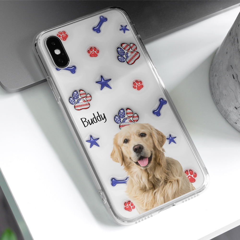 Independent Dogs Photo - Personalized 3D Inflated Effect Phone Case