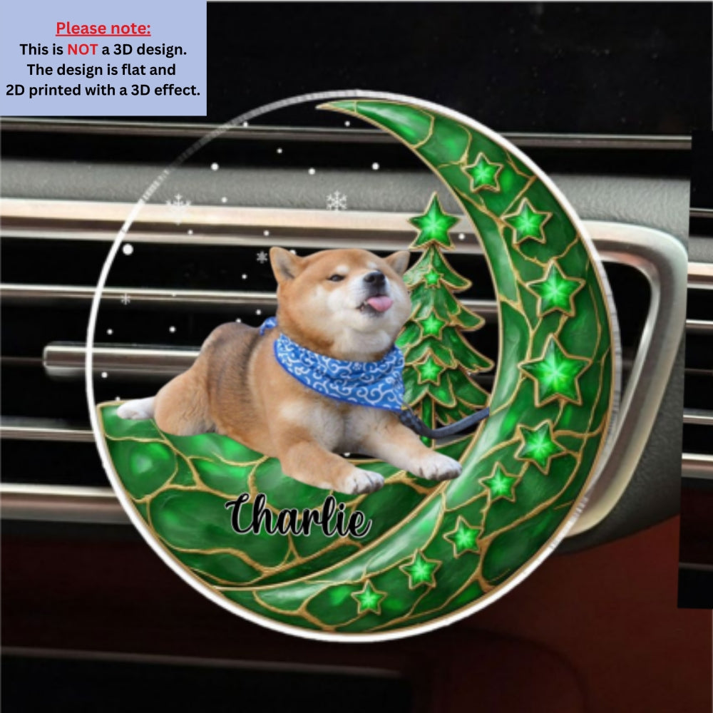 Beside Pearl Of You Photo - Personalized 3D Effect Car Vent Clip