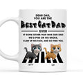 Custom Father's day Birthday Gifts For Cat Dad, Cat Lovers • Go Find You - Personalized Coffee Mug