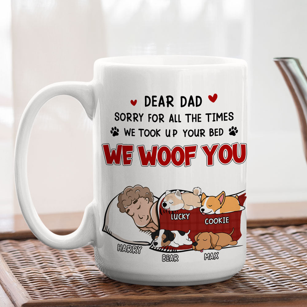 Custom Christmas Birthday Gifts For Dog Lovers • Took Up Your Bed - Personalized Coffee Mug