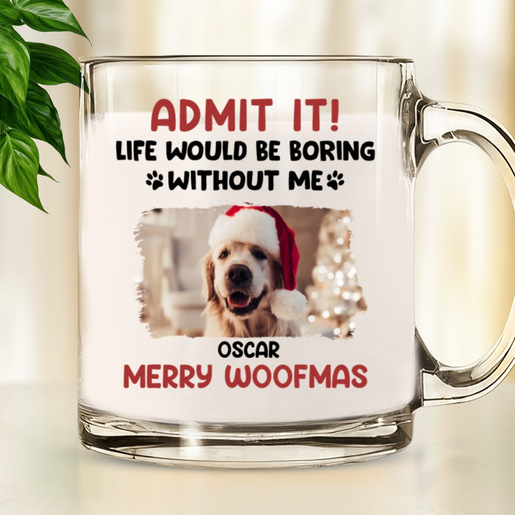 Admit It Photo - Personalized Glass Mug
