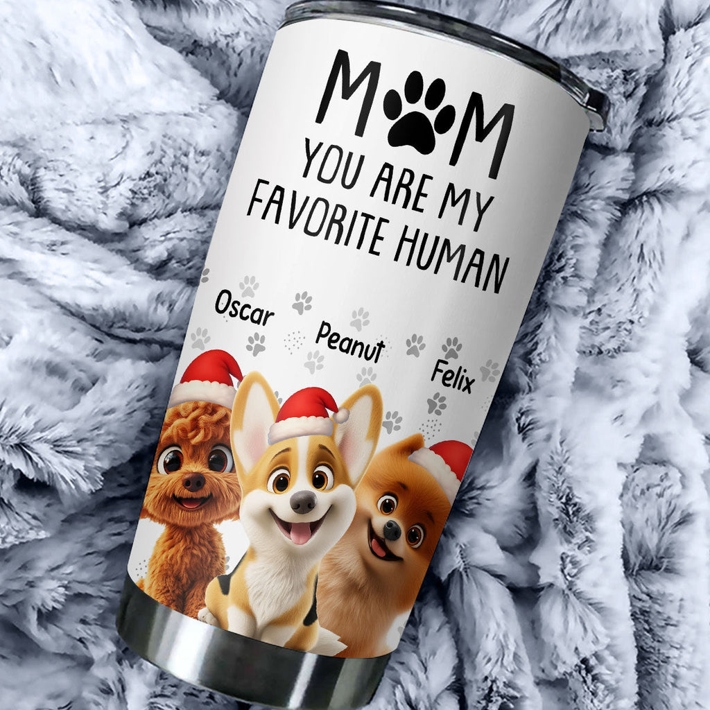 Custom Christmas Birthday Gifts For Dog Lovers • Christmas Is Better With My Dog - Personalized Tumbler