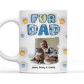 Custom Photo Christmas Birthday Gifts For Pet Dad, Pet Lovers • My Baby On Top Of All Photo - Personalized 3D Inflated Effect Mug