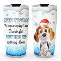 Custom Christmas Birthday Gifts For Dog Lovers • Happy Woofmas - Personalized Tumbler