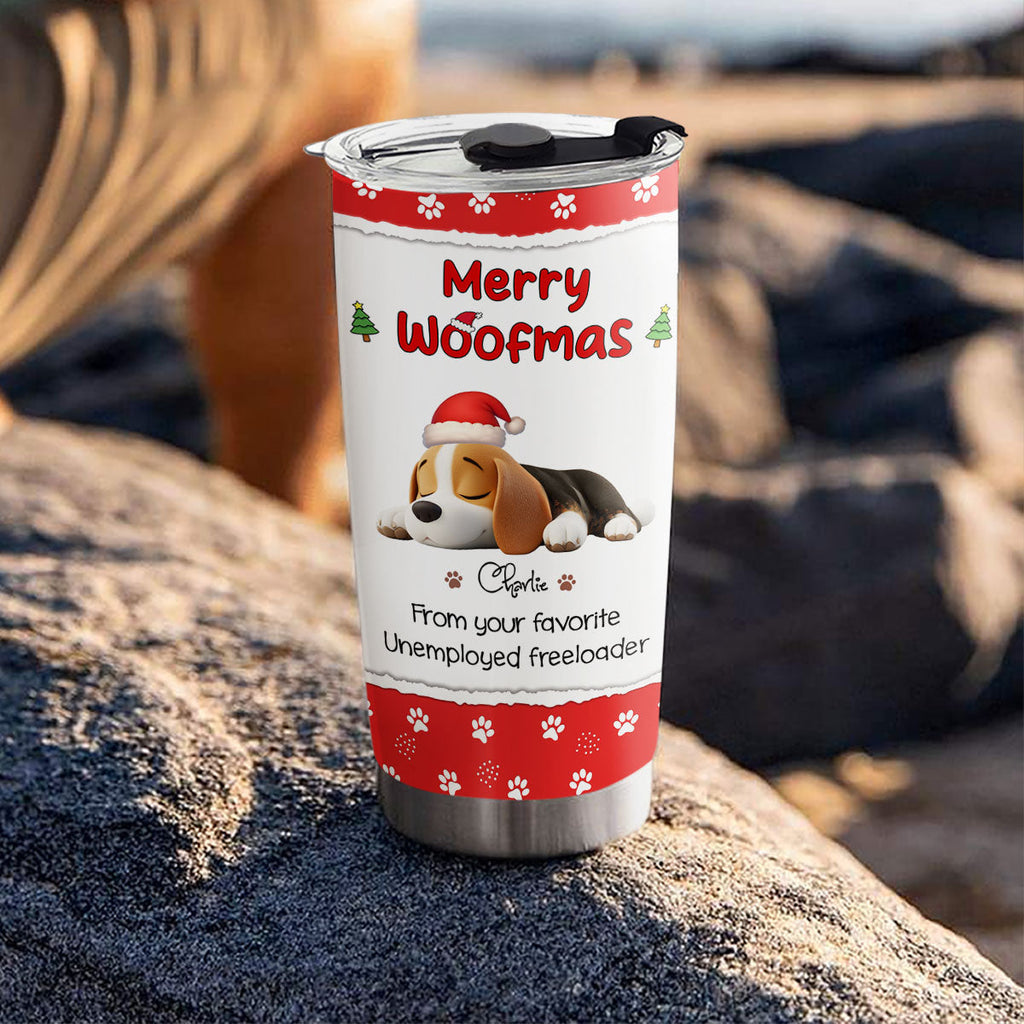 Custom Christmas Birthday Gifts For Dog Lovers • From You Favorite - Personalized Tumbler