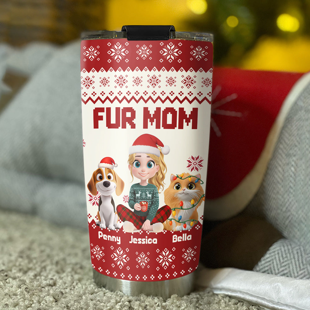 Custom Christmas Birthday Gifts For Pet Lovers • My Babies Are Ahead All - Personalized Tumbler