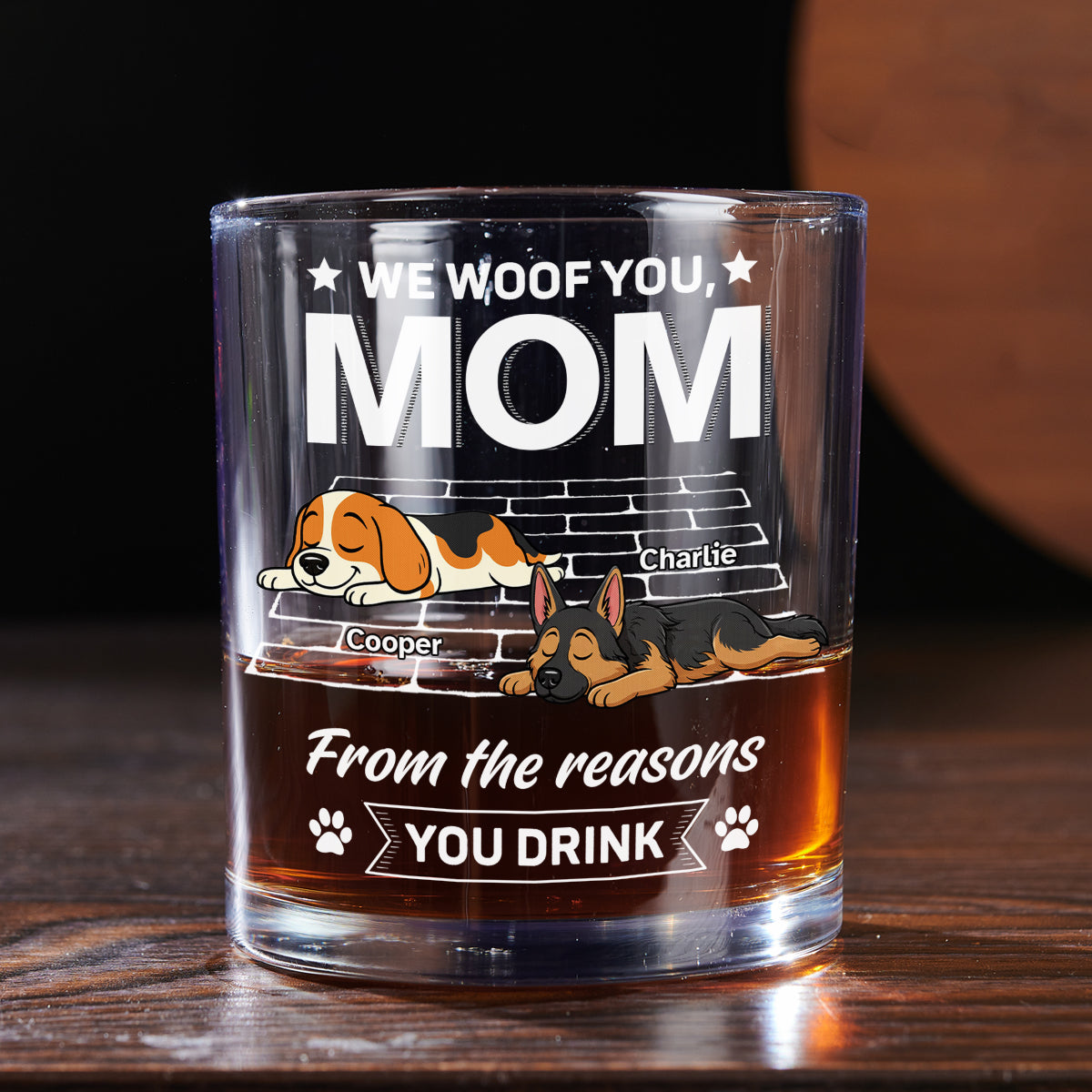 I Know The Reason Why - Personalized Whiskey Glass