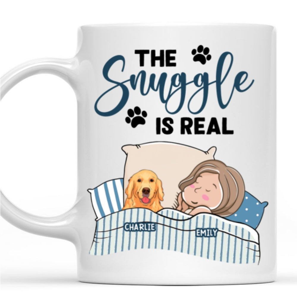 Custom Christmas Birthday Gifts For Dog Lovers • Is Real - Personalized Coffee Mug
