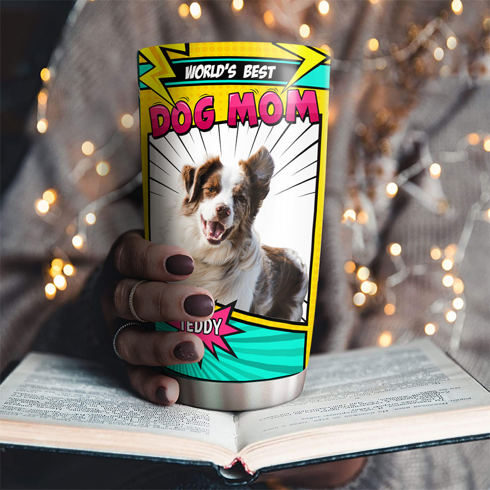 Custom Photo Christmas Birthday Gifts For Dog Mom, Dog Lovers • Amazing You Are Photo - Personalized Tumbler