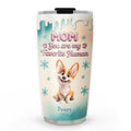 Custom Christmas Birthday Gifts For Dog Lovers • My Most Favorite Human - Personalized Tumbler