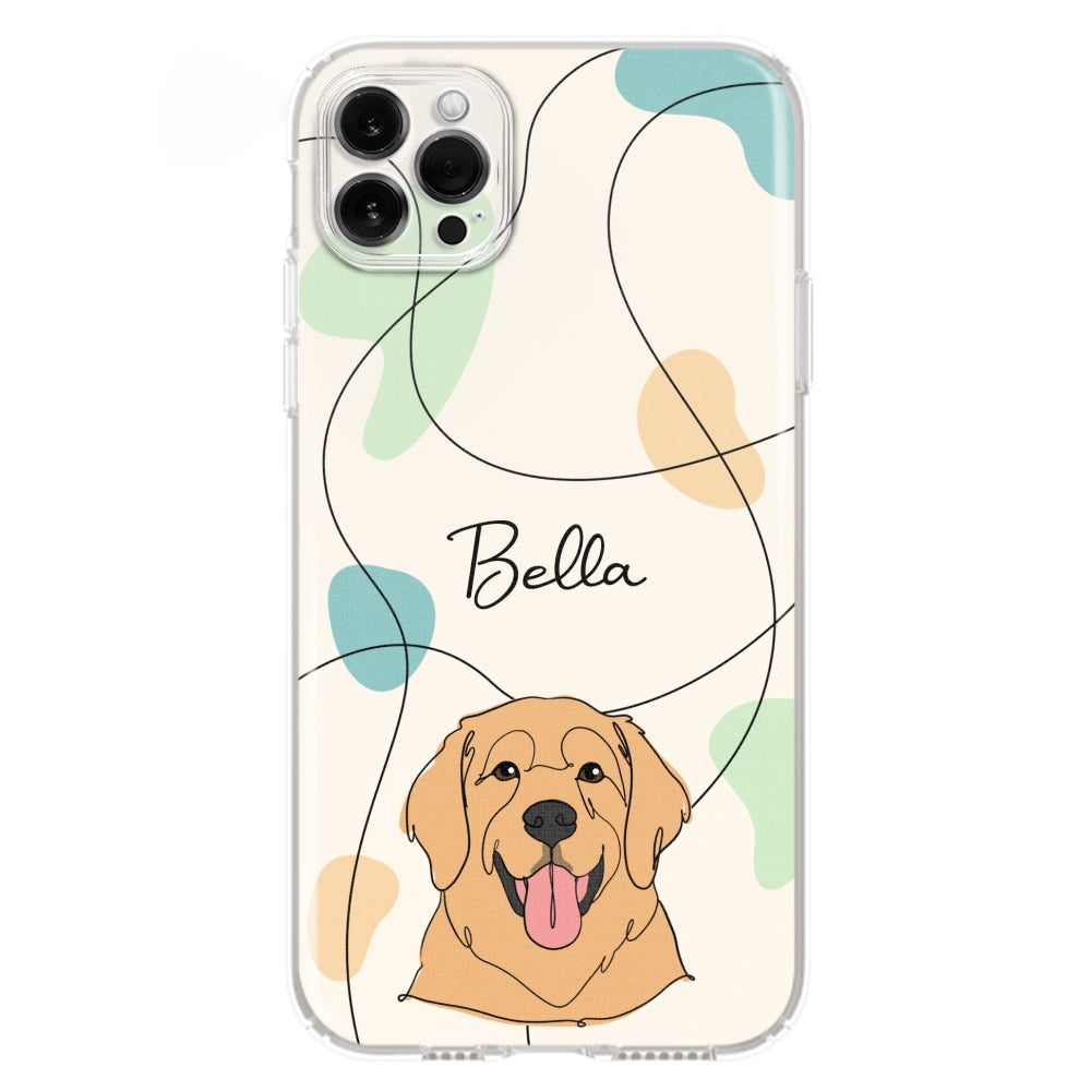 Lovely Dog Line Case - Personalized Phone Case